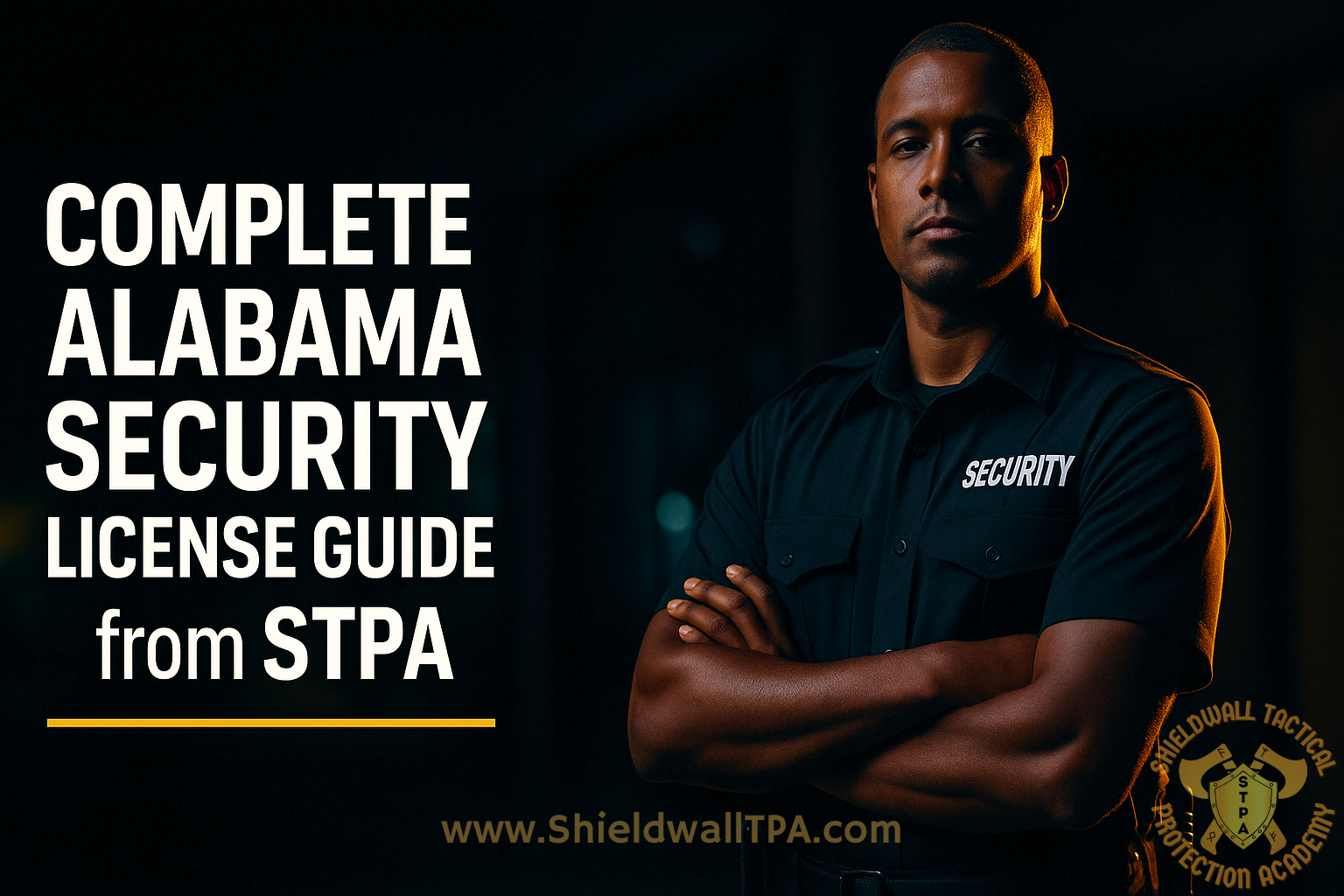 Complete Alabama Security License Guide from STPA Shieldwall Tactical ...